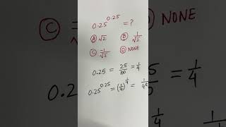 Exponent Math Simplification  #themathscholar23  #matholympiadquestion #exponents #exponenttricks