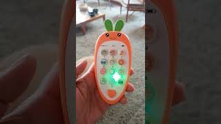 CUTE LEARNING PHONE TOY #digitallearning #satisfying #musicalphone #callingphone #trending #videotoy