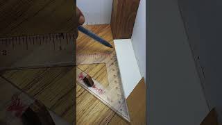 Precise Way to Measure Wooden Corners #woodworking #woodwork #carpentry #homedecor #diy #tips