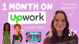 honest upwork review as a freelance illustrator ✦ what i learnt, how much i made ✦