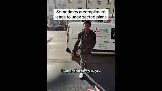 Sometimes a compliment leads to unexpected plans 👟🏀🤍 #pov #social#confidence #socialskills #hopecore