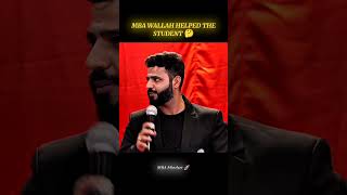 MBA WALLAH Helped the student ✅🎯📚#trending #rahulsirtricks #viralvideo #mbawallah #catexam #pw