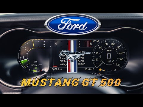 Ford Mustang Gt500 (2019-2023) Acceleration battle 0-100