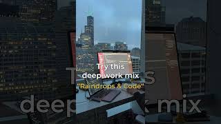 Just rain, rhythm, and code 🌧️ 🎶