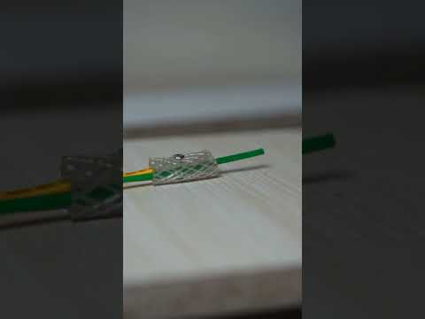 fibre cable clips on the boat #easy #wire #experiements #electronic
