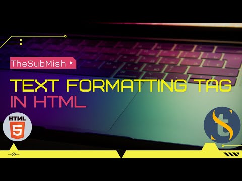 Text Formatting Tag In HTML || VS Code