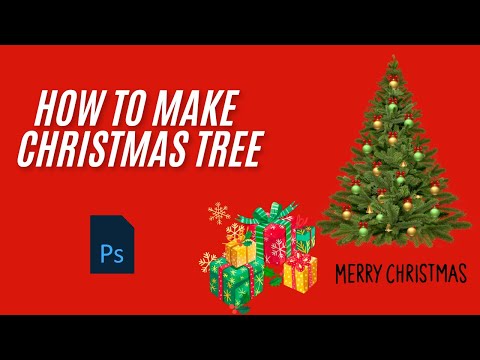 How to make christmas tree in photoshop