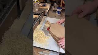 Quick template router setup! #router #template #charcuterie #woodworking