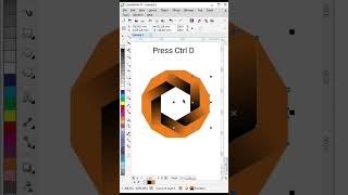 Polygon Tool Design in Coreldraw #coreldesign