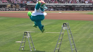 誰がどう見ても無理そうな棒渡りに挑戦するスラィリーの運命やいかに (2022/05/22)