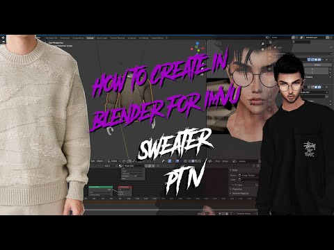 How to create in Blender for Imvu - Sweater pt. 4 (final)