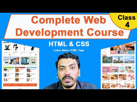 Complete Web Development Course (Class 4) Learn HTML | Basic HTML Tags