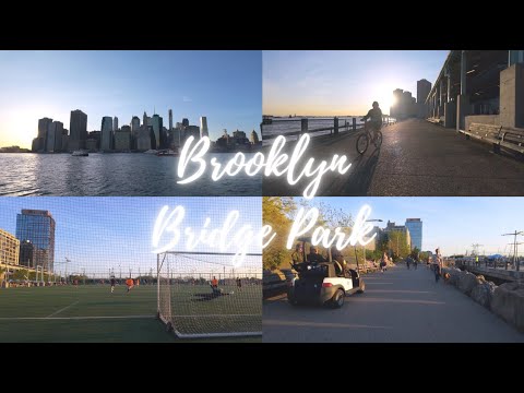 Sunset Walk at Brooklyn Bridge Park | NYC Vibes 🗽 🌆
