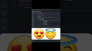 😍😻Cool Design Using Python | #shorts #codershorts #trending