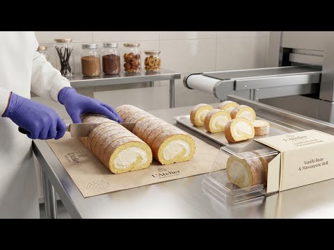 How Premium Swiss Roll Cakes are Manufactured