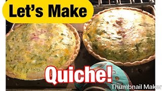 Let’s make quiche!! So easy!!!! 🍽