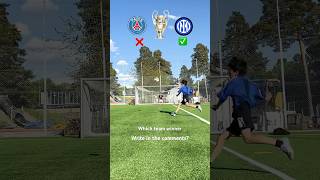 Champions League final challenge🏆#2025 #championsleague #football #soccer #liammk