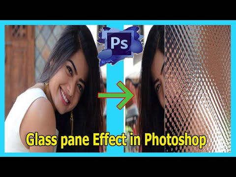 Make a Glass pane Effect in Photoshop PS6 |Glass text Effect | Glass Effect | Photoshop Tutorials.