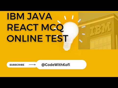 IBM java,spring boot,devops,html,react mcq round