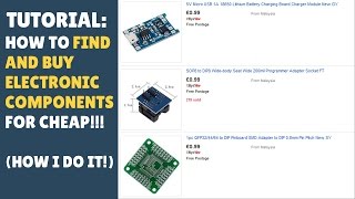 TUTORIAL: How & Where to Find and Buy Electronic Components Cheap! (Post Is Here) (Misc)