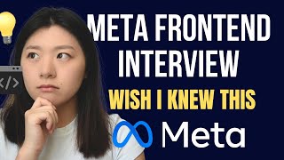 Things I Wish I Knew Before Interviewing at Meta as a Frontend Engineer