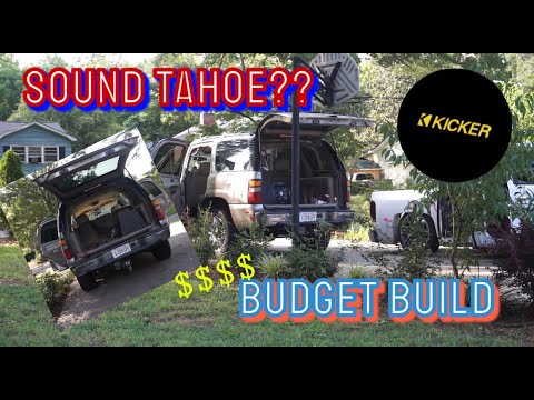 BUDGET SUB INSTALL ON TAHOE BUILD #1