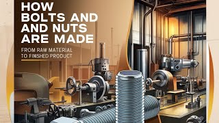 How Bolts and Nuts are Made#shorts#satisfying#ytshorts#manufacturingprocess#factoryproduction