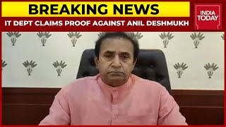 IT Department Claims Proof Against Ex-Maharashtra Home Minister Anil Deshmukh | Breaking News