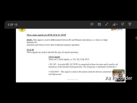 LECTURE VIDEO - CONTROL AND STATUS SIGNALS | J.SWATHI, AP/MCT