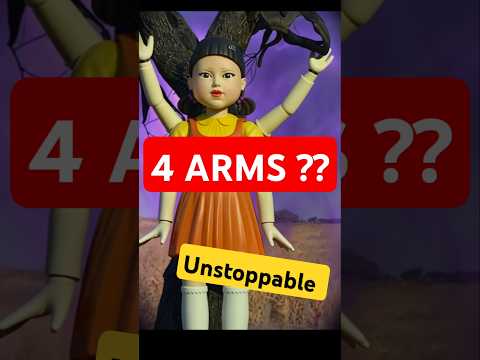 What if Squid Game Doll Had Four Arms ?? #squidgame #squidgamedoll #squidgame2