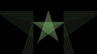 Python Animation Project | Draw a Star Effect Step-by-Step #shorts #python #animation #coding