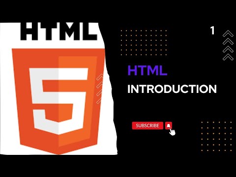 1.Introduction to HTML .