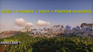 Voxy + Chunky + c2me + Photon Shaders - The Ultimate Combination of Mods for Minecraft
