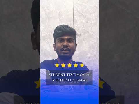 Student Success: Vignesh Kumar's Testimonial
