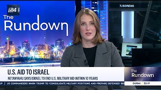 Netanyahu says Israel to end US military aid within 10 years