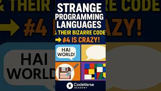 5 Strange Programming Languages You Won’t Believe Exist! #codeverseacademy  #programming2025 #facts