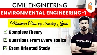 ENVIRONMENTAL ENGINEERING-1 | Marathon Class Civil Engineering by Sandeep Jyani