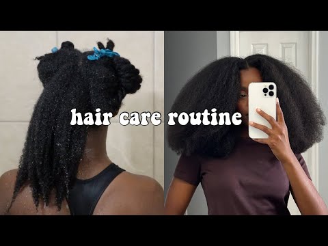 HAIR CARE ROUTINE ON THICK NATURAL HAIR !!! 🌀 (type 4) | SHELLTOBER DAY 9 🧡✨