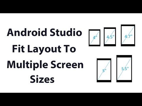 Android fit layout to multiple screen sizes