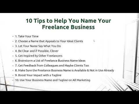 FREELANCE CONSULTANT TRAINING DAY 25 PART 2