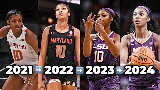 Angel Reese highlights: Her top career March Madness plays