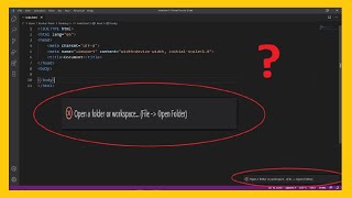 visual studio code live server open a folder or workspace