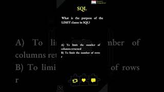 What is the purpose of the LIMIT clause in SQL? #interviewprep #database