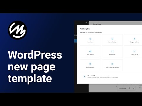 WordPress new template full site editing