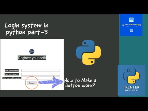 How to make a Tkinter button work || Python || Adding function to Tkinter window