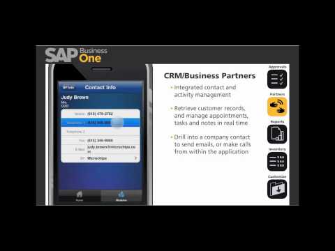 SAP Business One Mobile Application Demonstration