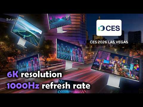 CES 2026 Monitor Tech Explained: 6K, 1000Hz, OLED & MicroRGB