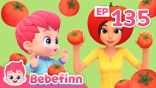 Hola, I'm Tomato 🍅ㅣEP135ㅣTomato Song for KidsㅣBebefinn Nursery Rhymes