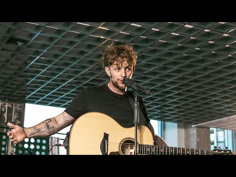 Tom Grennan performs 'Something in the Water' live at The Tower Tapes
