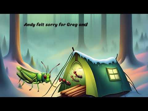 An animated moral story (The Ant and The Grasshopper)